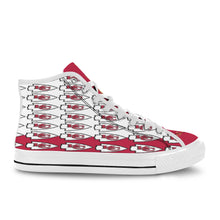 #Rossolini1# KC Team PAK White/Red White Bottom Vancouver H Women's Canvas Shoes (1013-1)