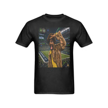 #Rossolini1# Playa  Seahawks Stadium Background - Black T-Shirt