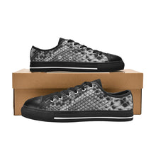 #Rossolini1# Snake Skin 3 Original Black Bottom Men's Shoes (Art)