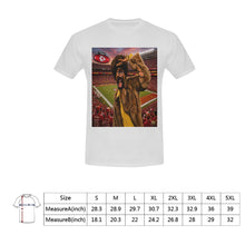 #Rossolini1# Playa Chiefs Stadium Background 2 - White T-Shirt