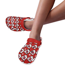 #Rossolini1# Team Red Custom Print Foam Crocs for Adults