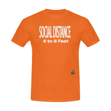 #SOCIAL DISTANCE# Orange T-Shirt