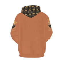 #MASK ON# Root Beer Hoodie for Men (Model H13)