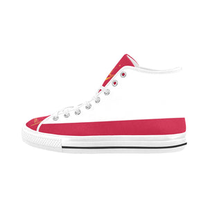 #Rossolini1# Flavor White/Red Vancouver H Men's Canvas Shoes (1013-1)
