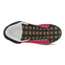 #Rossolini1# TimeLess Red Men's Chukka Canvas Shoes (Model 003)