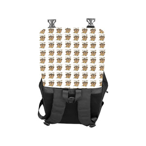#Rossolini1# 2 White Casual Shoulders Backpack (Model 1623)