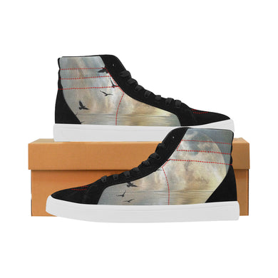 #Rossolni1# Midnight Air Capricorn High Top Casual Shoes for Women (Model 037)