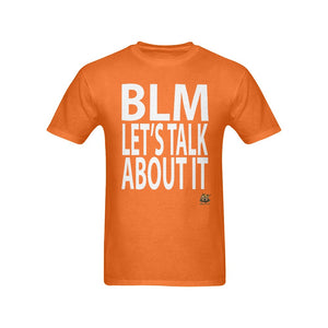 #Let's Talk About It# Orange T-Shirt