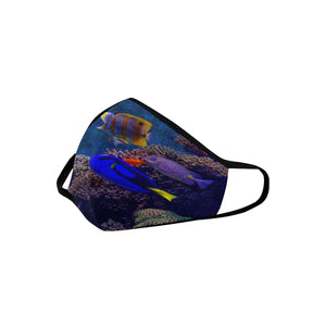#FishTank# Mouth Mask in One Piece (2 Filters Included) (Model M02)