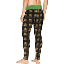 #Rossolini1# Grass Green Trim Meggings (Model L38)