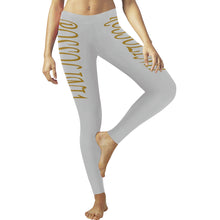 #Rossolini1# TheName Light Gray Low Rise Leggings (Invisible Stitch) (Model L05)