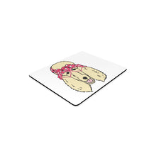 #Poodle Girl# Pink Wrap Rectangle Mousepad