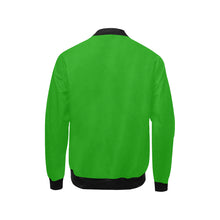 #Rossolini1# In Your Face Green Kids' Bomber Jacket (Model H40)