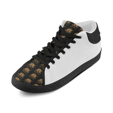 #Rossolini1# TimeLess White Men's Chukka Canvas Shoes (Model 003)