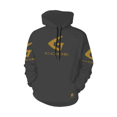 #Rossolini1# G-CODE Charcoal Hoodie for Men (Model H13)