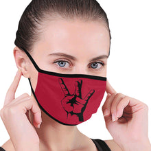 #STRAIGHT OUT OF THE WEST# Red Mouth Mask