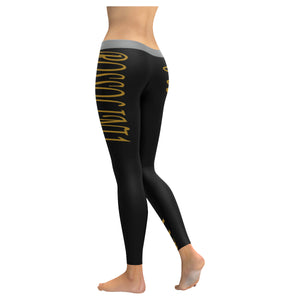 #Rossolini1# TheName Dark Gray Trim Low Rise Leggings (Invisible Stitch) (Model L05)
