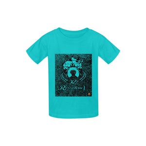 #Rossolini1# Shadow Sea Green Kid's  Classic T-shirt (Model T22)