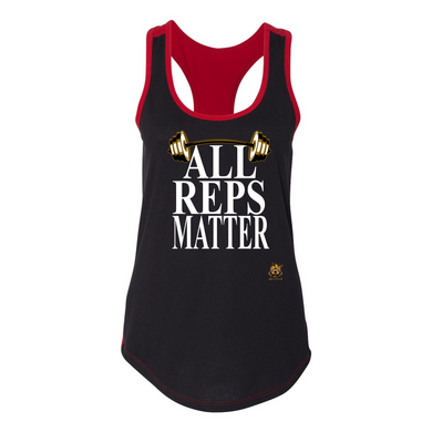 #ALL REPS MATTER# Women's Racerback Tank