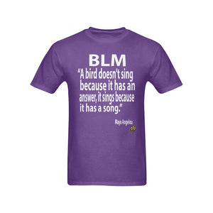 #A Bird Sings# Purple T-Shirt