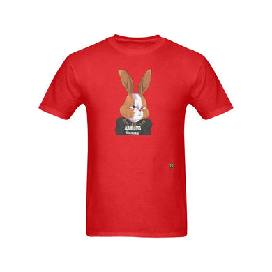 #BLM# Rabbit Red T-Shirt