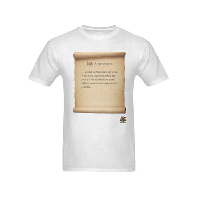 #The 14th Amendment# White T-Shirt