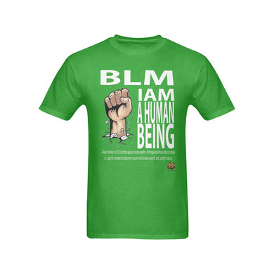 #Rossolini1# I Am A Human Being Green T-Shirt