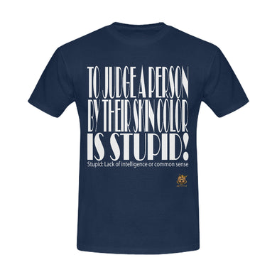 #STUPID# Royal Blue Men's T-Shirt