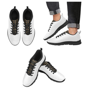 #Rossolini1# TimeLess White Men's Breathable Running Shoes (Model 055)