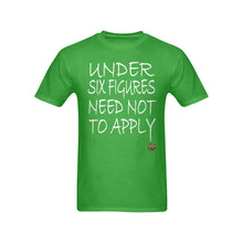 #Under Six Figures# Green T-Shirt