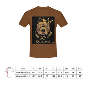 #Rossolini1# In Your Face Brown T-Shirt