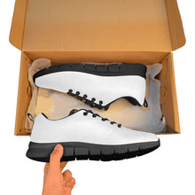 #Rossolini1# TimeLess White Men's Breathable Running Shoes/Large (Model 055)