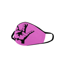 #STRAIGHT OUT OF THE WEST# Pink Mouth Mask