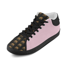 #Rossolini1# TimeLess Light Pink Men's Chukka Canvas Shoes (Model 003)