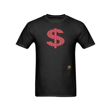#Rossolini1# Red Money Sign Black T-Shirt