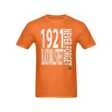 #NEVERFORGET# Black Wall Street 1921 Men's Orange T-Shirt
