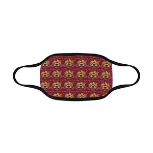 #Rossolini1# Candy Apple Red Mouth Mask (2 Filters Included) (Non-medical Products)