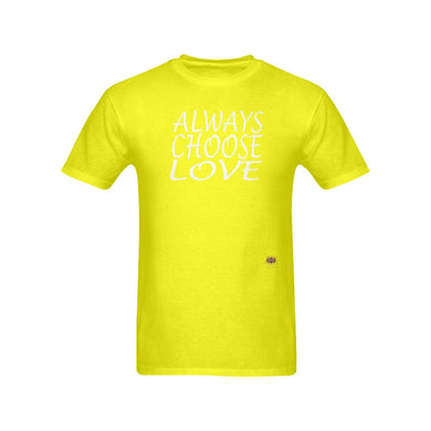 #Rossolini1# Always Choose Love Yellow T-Shirt