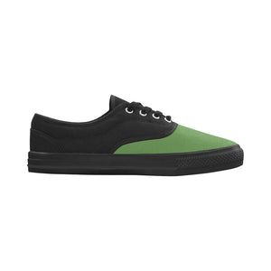 #Rossolini1# Tips Grass Green Aries Women's Canvas Shoes (Model 029)