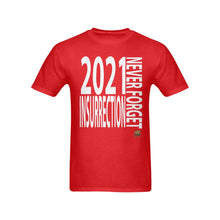 #NEVERFORGET# Insurrection 2021 Men's Red T-Shirt