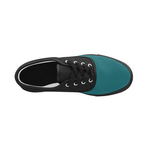 #Rossolini1# Tips Kelly Green Aries Men's Canvas Shoes (Model 029)