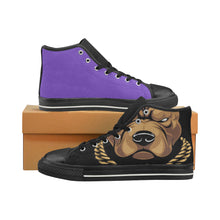 #Rossolini1# InSider Purple Men’s Classic High Top Canvas Shoes (Model 017)