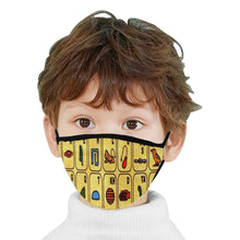 #HIEROGLYPHIC ALPHABET# Mouth Mask