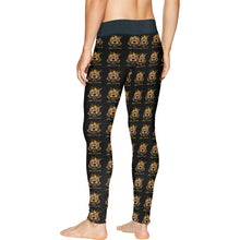 #Rossolini1# Navy Blue Trim Meggings (Model L38)