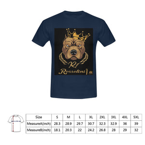 #Rossolini1# In Your Face Navy Blue T-Shirt