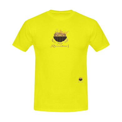 #MASKON# Yellow Men's T-Shirt