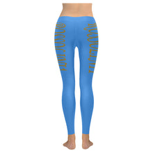 #Rossolini1# TheName Blue Low Rise Leggings (Invisible Stitch) (Model L05)