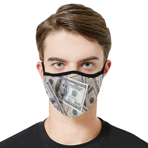 #Money By The Ton# Mouth Mask in One Piece (2 Filters Included) (Model M02)