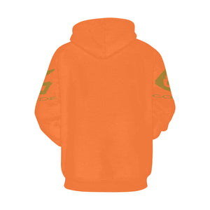 #Rossolini1# G-CODE Orange Hoodie for Women (Model H13)