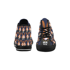 #BLM# Rabbit Navy Blue Vancouver H Men's Canvas Shoes (1013-1)